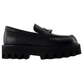 Slipper - Alexander McQueen - Leder - Schwarz Schwarz