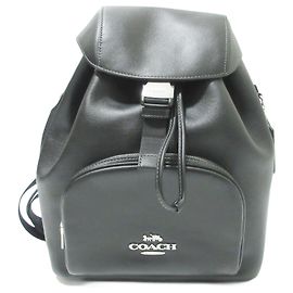 Coach Pace Große Leder-Rucksack Schwarz