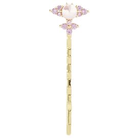 Fermagli per capelli Feodora Bobby - Vivienne Westwood - Metallo - Grigio Rosa