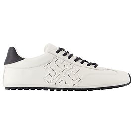 Reise-Sneaker - Tory Burch - Leder - Weiß Weiß