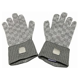 Guanti Louis Vuitton Gon NeoPti Damier Graphite Nero