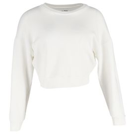 Pull ras du cou Reformation en coton blanc Blanc