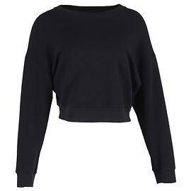 Pull ras du cou Reformation en coton noir Noir