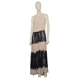 knee length dresses for ladies PHILOSOPHY DI LORENZO SERAFINI CROCHETED LACE MINI DRESS IT 46 UK 14