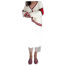 Falda de tul multilayer blanca Muveil Blanco