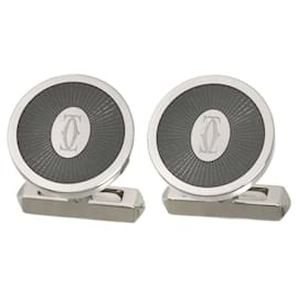 Cartier-Cartier Double C Cufflinks-Black,Silvery
