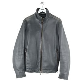 Saint Laurent Grüne Lederjacke Grün