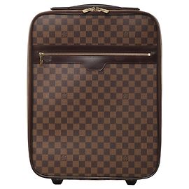 Mala Louis Vuitton Damier Pégase 45 Bolsa de Viagem N23293 Marrom
