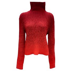 Pull en cachemire à col roulé Loro Piana Red Dolce Vita San Babila Rouge