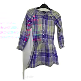 Ralph Lauren-Ralph Lauren girl skater dress in pink and blue tartan pattern size 10 years-Multiple colors
