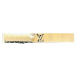 Louis Vuitton-Louis Vuitton Men's Pan Scravat Champs-Élysées Tie Clip-Silvery