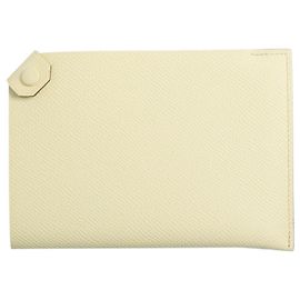 Hermès Yellow Tarmac passport holder Yellow