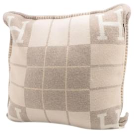 Hermès-Brown Avalon III cushion-Brown