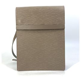 Bolsa de Ombro Ramatuelle Pochette Epi Louis Vuitton Marrom