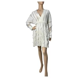 Robe Mini Blanche Givenchy Taille L Multicolore