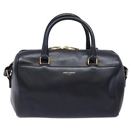 Sac duffle Baby Saint Laurent Bleu Marine
