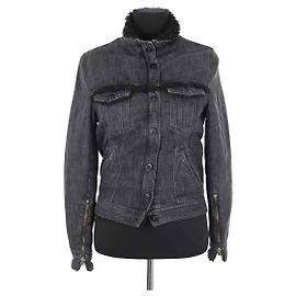 The Kooples Jaqueta de algodão preta Preto