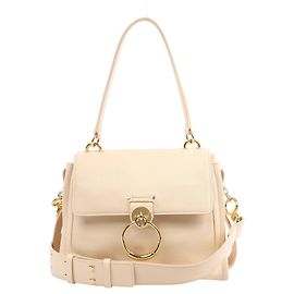Chloé Bolsa de mão em couro 2 em 1 Chloe Tess Day em bege Bege