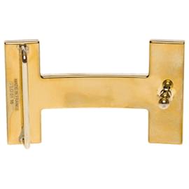 Hermès-HERMES Accessory Single Buckle / Red Metal Belt Buckle - 102846-Red