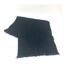 Écharpe en laine Monogram Louis Vuitton Noir
