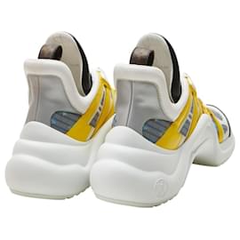 Louis Vuitton-Louis Vuitton Arclight Sneakers-Brown,White,Yellow