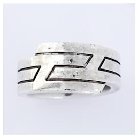Hermès-Hermes Italique Band Ring in Silver 925-Other
