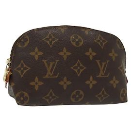 LOUIS VUITTON Monogram Pochette Kosmetik PM Pouch M43998 LV Auth 136512 Monogramm