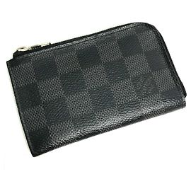 Louis Vuitton Damier Graphite Coin Case Black