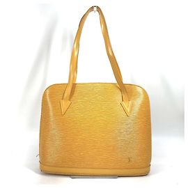 Borsa a Spalla Lussac in Pelle Epi Louis Vuitton Altro Giallo