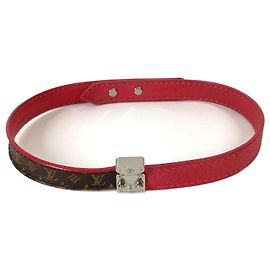 Pulsera Charm Lockit Monogram Louis Vuitton Castaño Monograma