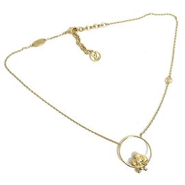 Colar de corrente Vivienne Swinging da Louis Vuitton Dourado