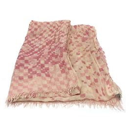 Stola Alize Damier Etoile Louis Vuitton Rosa Giallo
