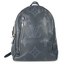 Louis Vuitton Monogram Taurillon Shadow Armand Backpack Black