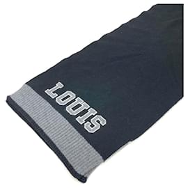 Louis Vuitton-Louis Vuitton Wool Stole Scarf-Brown,Black