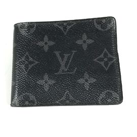 Carteira com clipe para dinheiro Monogram Eclipse da Louis Vuitton Preto