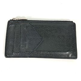 Louis Vuitton Taiga Coin Card Holder Black