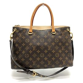 Sac à main Pallas MM 2-en-1 Monogram Louis Vuitton Beige Autre
