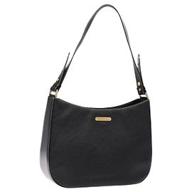 Autre Marque Borsa a Spalla Burberrys in Pelle Nera e Oro Auth BA4394 Nero D'oro