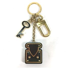 Louis Vuitton Padlock Keychain Black
