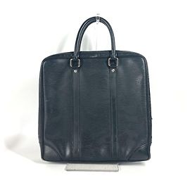 Louis Vuitton Epi Vivienne MM Briefcase Black