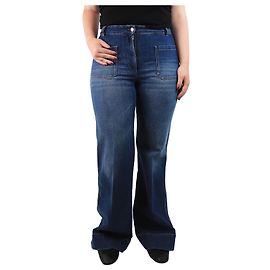 Victoria Beckham Jean large bleu - taille UK 12 Bleu