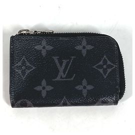 Portafoglio Monogram Eclipse Louis Vuitton Nero Monogramma