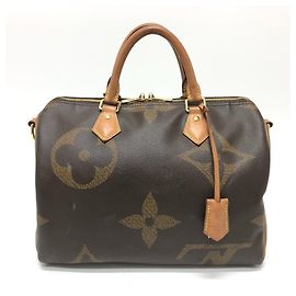 Sac Boston Mini Bandoulière 30 Monogram Géant Louis Vuitton Marron Autre Monogramme