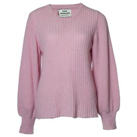 Autre Marque Mads Nørgaard, suéter rosa canelado Rosa