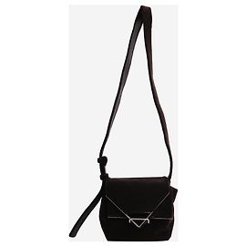 Bottega Veneta Borsa a tracolla in velluto marrone Marrone