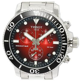 Tissot Seastar Stainless Steel Red