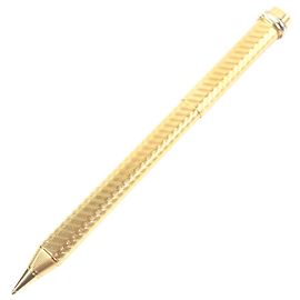 Cartier Trinity Double C Wave Pattern Ballpoint Pen Golden