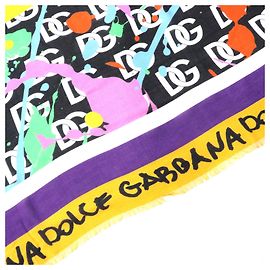 Dolce & Gabbana Sciarpa in cashmere modal Dolce&Gabbana Multicolore