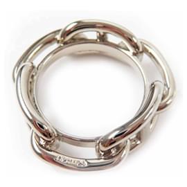 Anello per sciarpa Hermès Lukade Chne Dunkel Argento