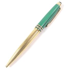 Montblanc Solitaire SV925 Malachite Ballpoint Pen Green